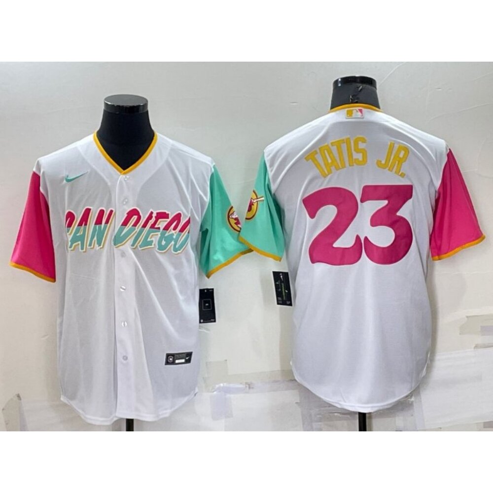 #23 Fernando Tatis Jr. Stitched White City Jersey